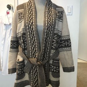 Pendleton 100% wool blanket sweater Medium VGUC